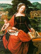MASTER of Female Half-length Madonna and Child s Spain oil painting reproduction